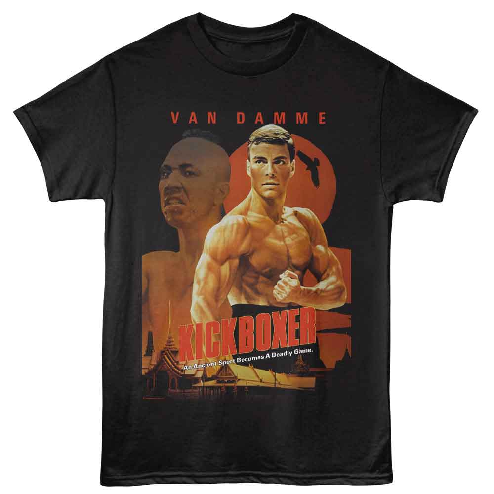 KICKBOXER-KICKBOXER POSTER-BLACK ADULT S/S TSHIRT