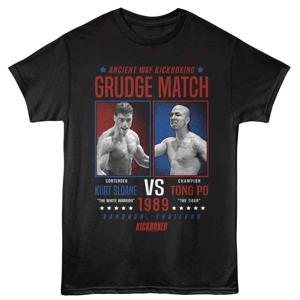 KICKBOXER-KICKBOXER KURT VS TONG-BLACK ADULT S/S TSHIRT