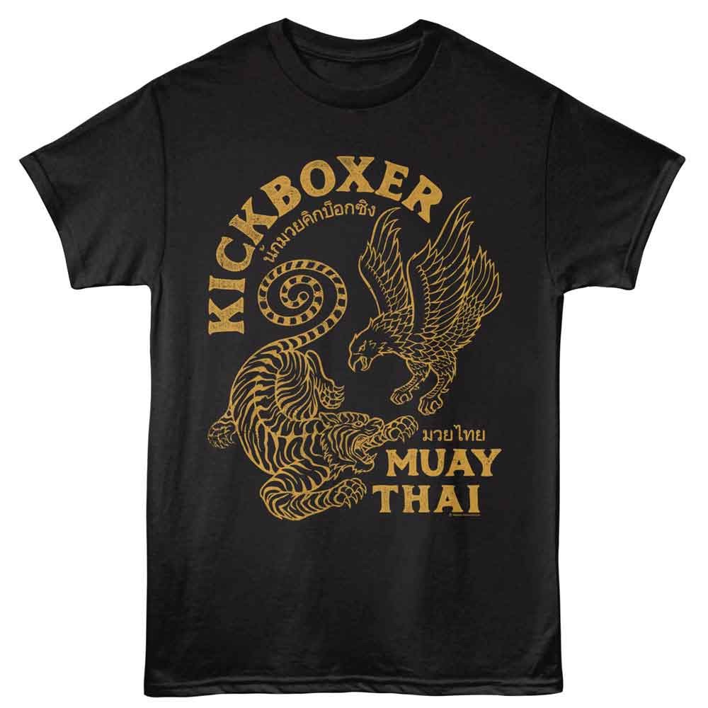 KICKBOXER-KICKBOXER TIGER EAGLE 2-BLACK ADULT S/S TSHIRT