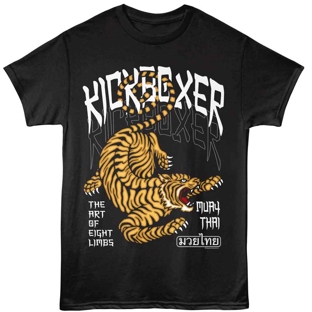 KICKBOXER-KICKBOXER EIGHT LIMBS-BLACK ADULT S/S TSHIRT