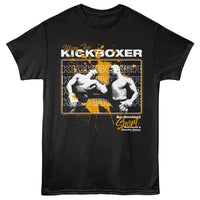 Thumbnail for KICKBOXER-KICKBOXER SPLATTER REPEAT TEXT-BLACK ADULT S/S TSHIRT