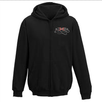 Thumbnail for King's X Fly Logo Single Breath Zip Hoodie