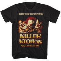 Thumbnail for KILLER KLOWNS-IN SPACE NO ONE CAN EAT ICE CREAM-BLACK ADULT S/S TSHIRT