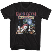 Thumbnail for KILLER KLOWNS-KLOWNS IN SPACE-BLACK ADULT S/S TSHIRT