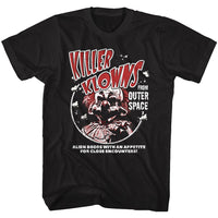 Thumbnail for KILLER KLOWNS-ALIEN BOZOS-BLACK ADULT S/S TSHIRT