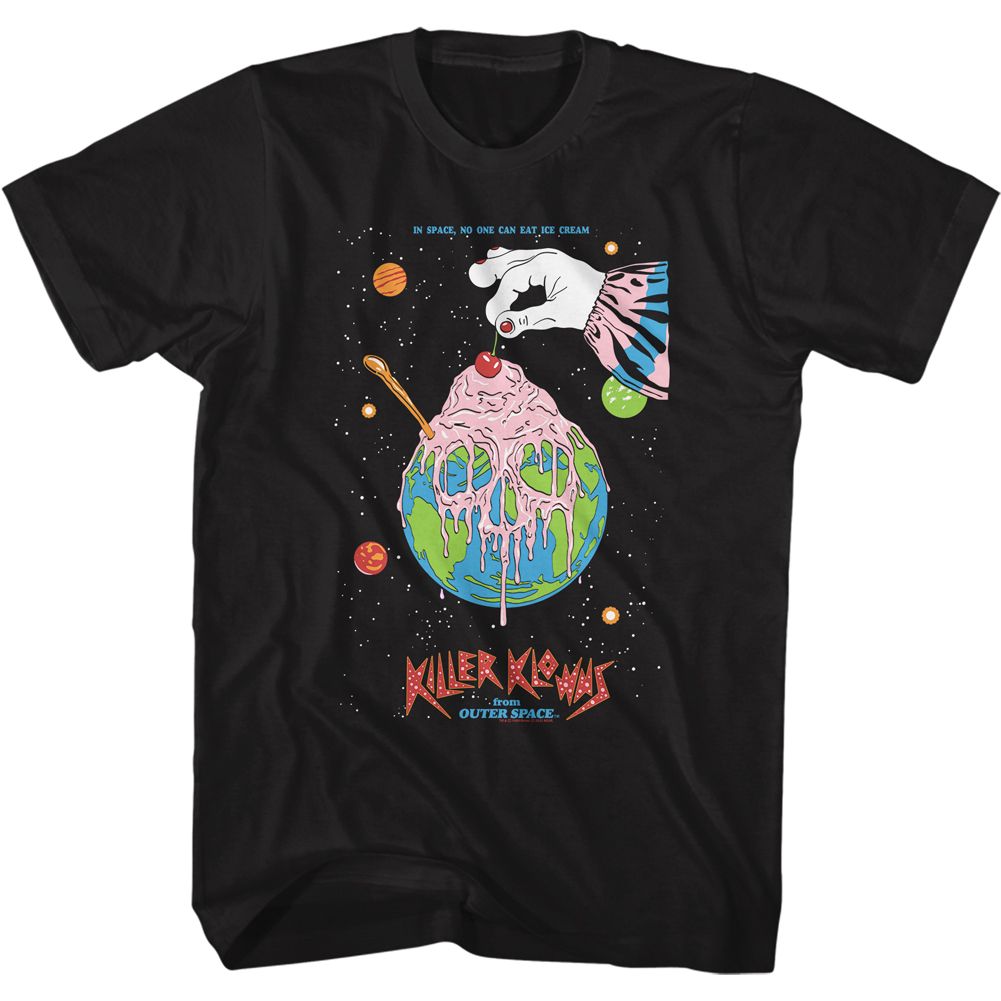 KILLER KLOWNS-CHERRY TOP-BLACK ADULT S/S TSHIRT