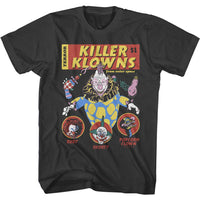 Thumbnail for KILLER KLOWNS-COMIC COVER-SMOKE ADULT S/S TSHIRT