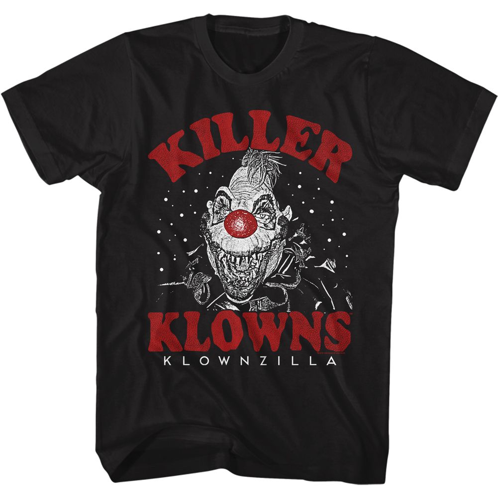 KILLER KLOWNS-KLOWNZILLA-BLACK ADULT S/S TSHIRT