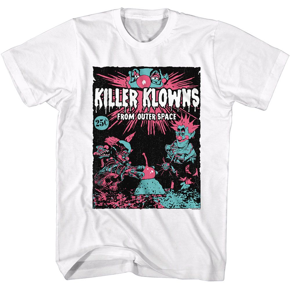KILLER KLOWNS-KILLER KLOWNS KILLER KOMIC-WHITE ADULT S/S TSHIRT