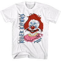 Thumbnail for KILLER KLOWNS-RUDY HEADSHOT-WHITE ADULT S/S TSHIRT