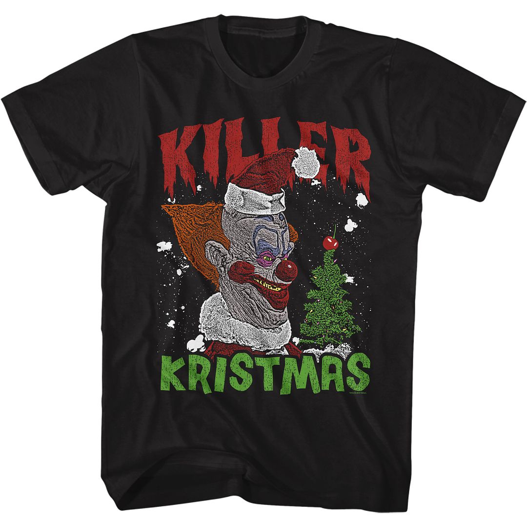 KILLER KLOWNS KILLER KRISTMAS BLACK ADULT S/S TSHIRT