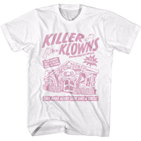 Thumbnail for KILLER KLOWNS-KILLER KLOWNS KLOWN FLYER-WHITE ADULT S/S TSHIRT