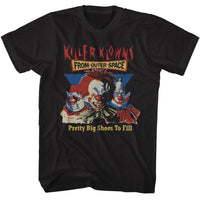 Thumbnail for KILLER KLOWNS-KILLER KLOWNS PRETTY BIG SHOES TO FILL-BLACK ADULT S/S TSHIRT