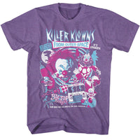 Thumbnail for KILLER KLOWNS-KILLER KLOWNS CRAZY BUNCH-PURPLE HEATHER ADULT S/S TSHIRT