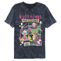 Thumbnail for KILLER KLOWNS-KILLER KLOWNS COMIC BOXES-MINERAL WASH NAVY ADULT S/S TSHIRT