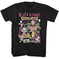 Thumbnail for KILLER KLOWNS-KILLER KLOWNS COMIC BOXES-BLACK ADULT S/S TSHIRT