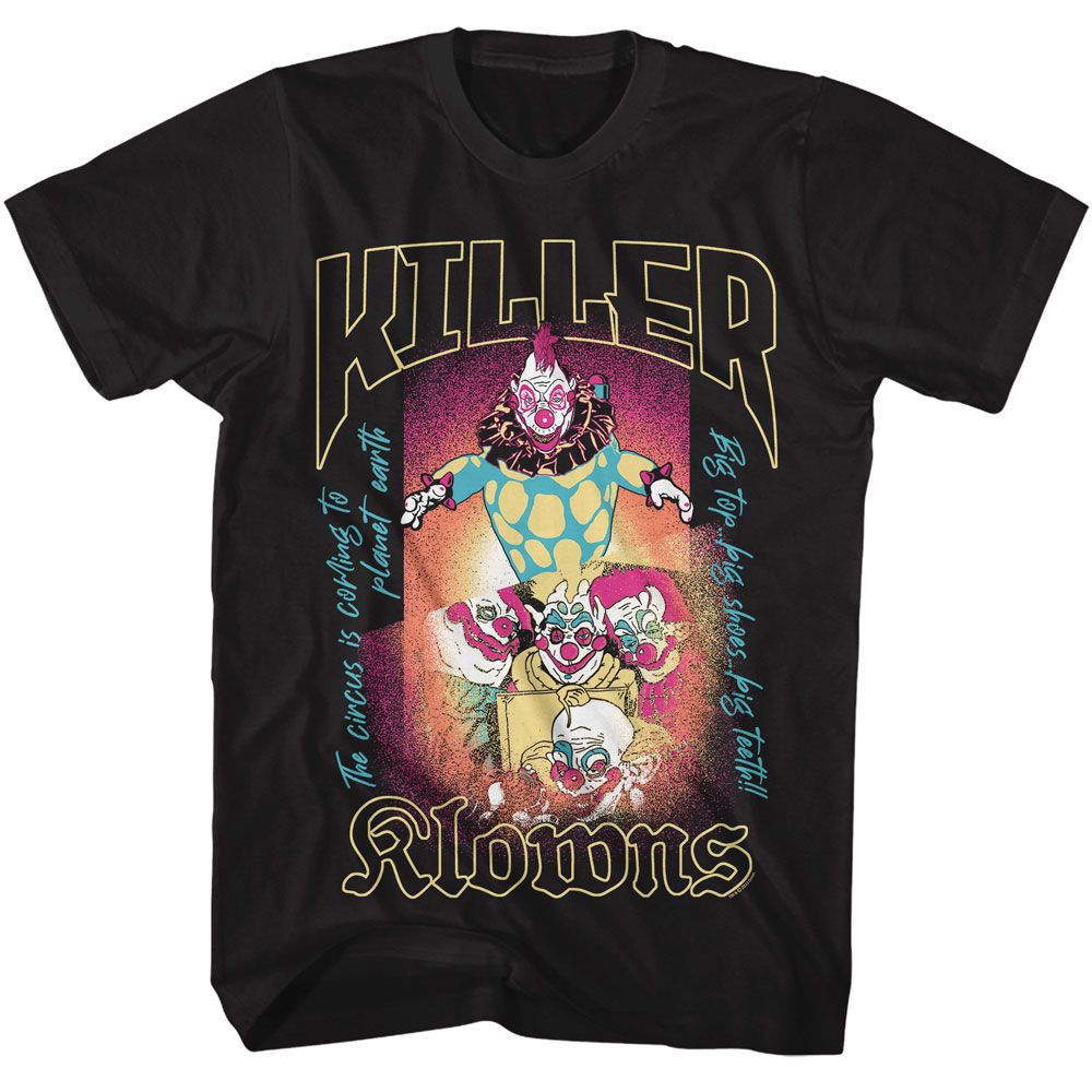 KILLER KLOWNS-KILLER KLOWNS-BLACK ADULT S/S TSHIRT