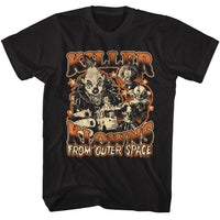 Thumbnail for KILLER KLOWNS-KILLER KLOWNS HALLOWEEN KLOWNS-BLACK ADULT S/S TSHIRT