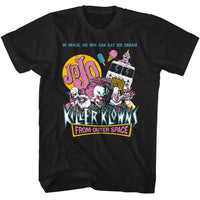 Thumbnail for KILLER KLOWNS-KILLER KLOWNS IN SPACE NO ICE CREAM-BLACK ADULT S/S TSHIRT