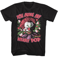 Thumbnail for KILLER KLOWNS-KILLER KLOWNS HEART POP-BLACK ADULT S/S TSHIRT