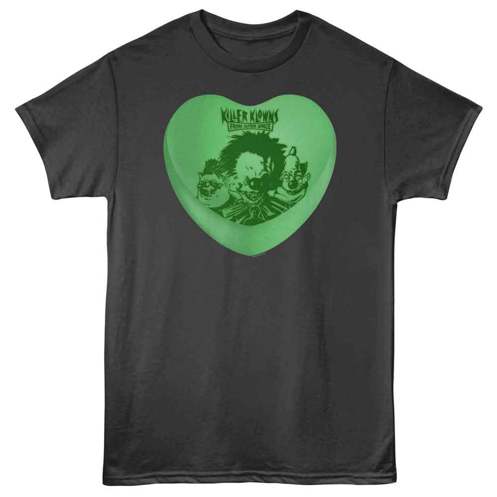 KILLER KLOWNS-KILLER KLOWNS CANDY HEART-SMOKE ADULT S/S TSHIRT