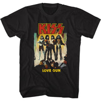 Thumbnail for KISS-LOVE GUN-BLACK ADULT S/S TSHIRT