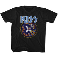 Thumbnail for KISS-SKULL CIRCLE-BLACK YOUTH S/S TSHIRT