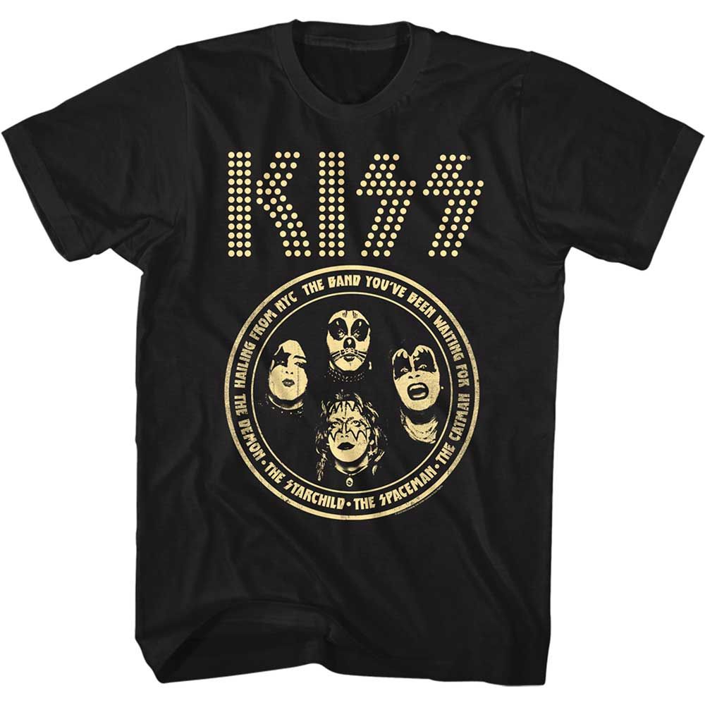KISS-FROMNYC-BLACK ADULT S/S TSHIRT