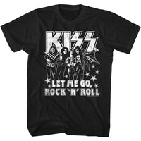Thumbnail for KISS-LETMEGO-BLACK ADULT S/S TSHIRT