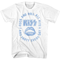Thumbnail for KISS-ALL NITE-WHITE ADULT S/S TSHIRT