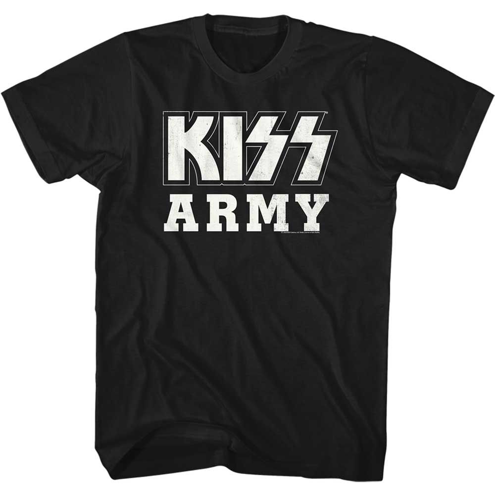 KISS-BWKISSARMY-BLACK ADULT S/S TSHIRT
