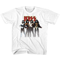 Thumbnail for KISS-KISS BAND-WHITE YOUTH S/S TSHIRT
