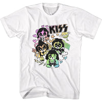 Thumbnail for KISS-KISS BEARS-WHITE ADULT S/S TSHIRT