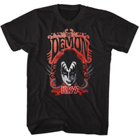 Thumbnail for KISS-THE DEMON-BLACK ADULT S/S TSHIRT