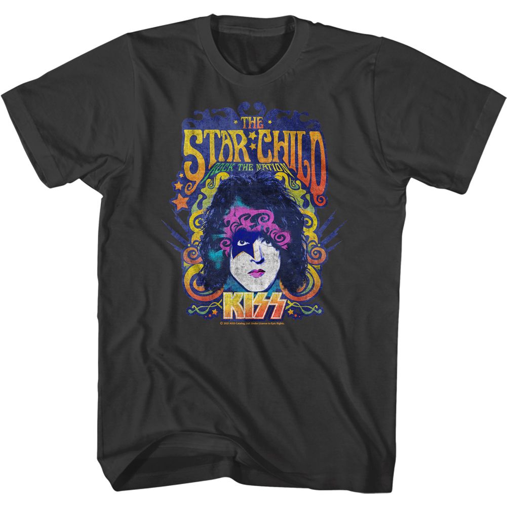 KISS-STAR CHILD-SMOKE ADULT S/S TSHIRT
