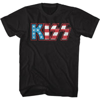 Thumbnail for KISS-FLAG KISS-BLACK ADULT S/S TSHIRT