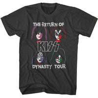 Thumbnail for KISS-KISS DYNASTY-SMOKE ADULT S/S TSHIRT