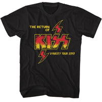 Thumbnail for KISS-KISS THE RETURN OF KISS 1979-BLACK ADULT S/S TSHIRT