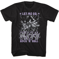 Thumbnail for KISS-KISS GLASS BREAKING-BLACK ADULT S/S TSHIRT