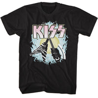 Thumbnail for KISS-KISS TWO GUITARS-BLACK ADULT S/S TSHIRT