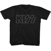 Thumbnail for KISS-KISS OUTLINE-BLACK TODDLER S/S TSHIRT