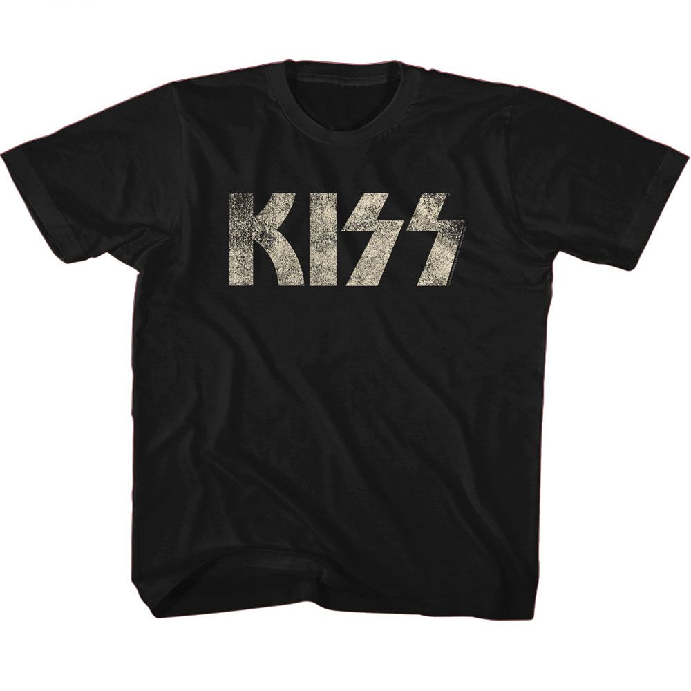 KISS-KISS LOGO-BLACK TODDLER S/S TSHIRT