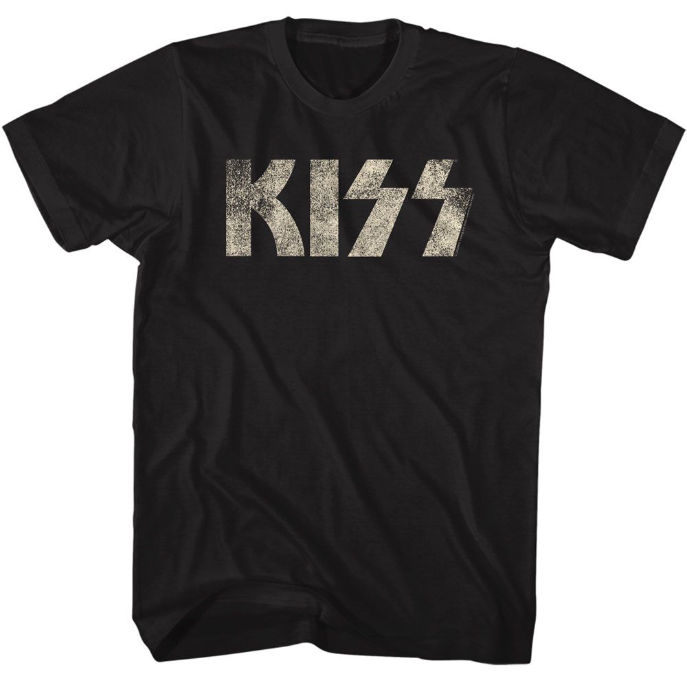 KISS-KISS LOGO-BLACK ADULT S/S TSHIRT