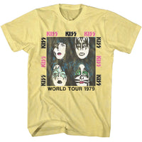 Thumbnail for KISS-KISS DYNASTY 79-YELLOW HEATHER ADULT S/S TSHIRT