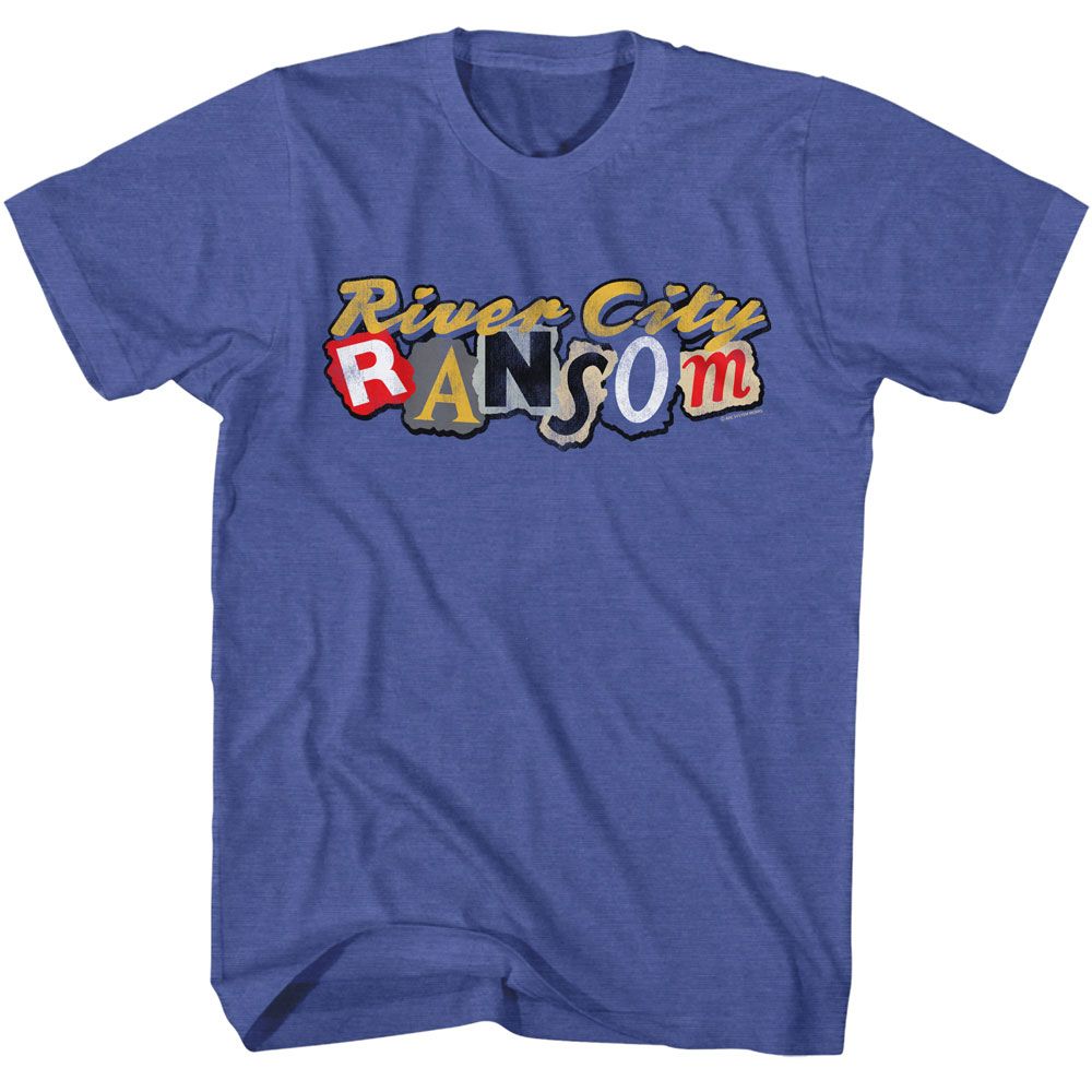 RIVER CITY RANSOM-RIVER CITY RANSOM LOGO-ROYAL HEATHER ADULT S/S TSHIRT