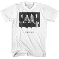 Thumbnail for KINGS OF LEON-KINGS OF LEON BLURRY BAND-WHITE ADULT S/S TSHIRT
