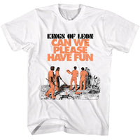 Thumbnail for KINGS OF LEON-KINGS OF LEON CAN WE PLEASE-WHITE ADULT S/S TSHIRT