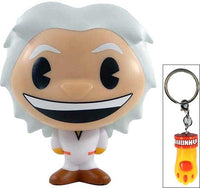 Thumbnail for KIDROBOT - DOC BROWN 4in STYLIZED FIGURE BHUNNY w/LUCKY BHUNNY PAW KEYCHAIN