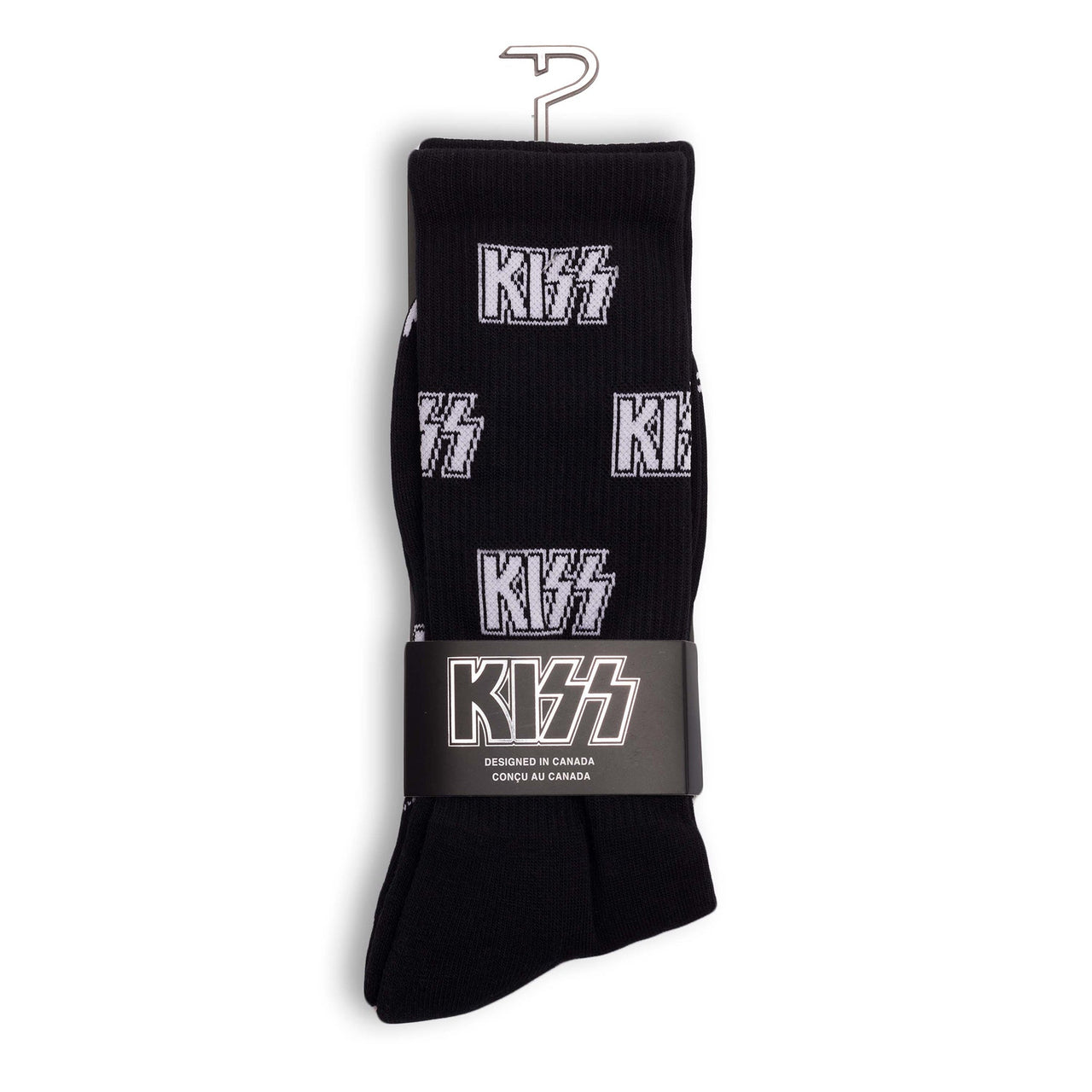KISS ALL OVER LOGO CREW, 1 PAIR