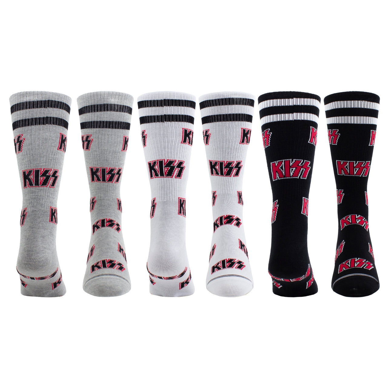 KISS ASSORT. CREW, 3PAIR
